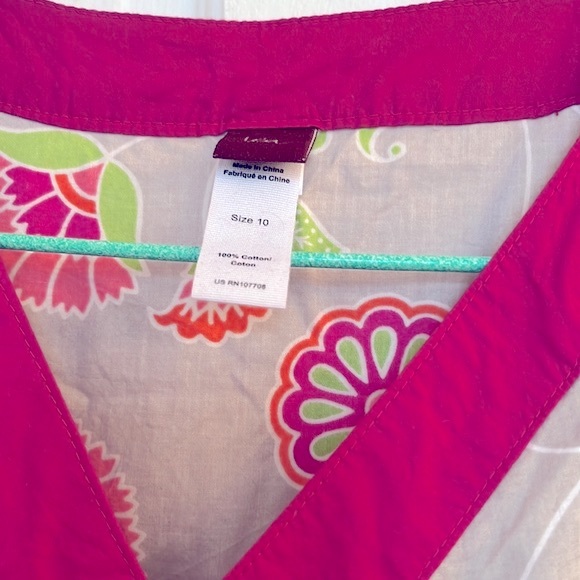 Tea Collection girls floral wrap dress in size 10 - Picture 6 of 9